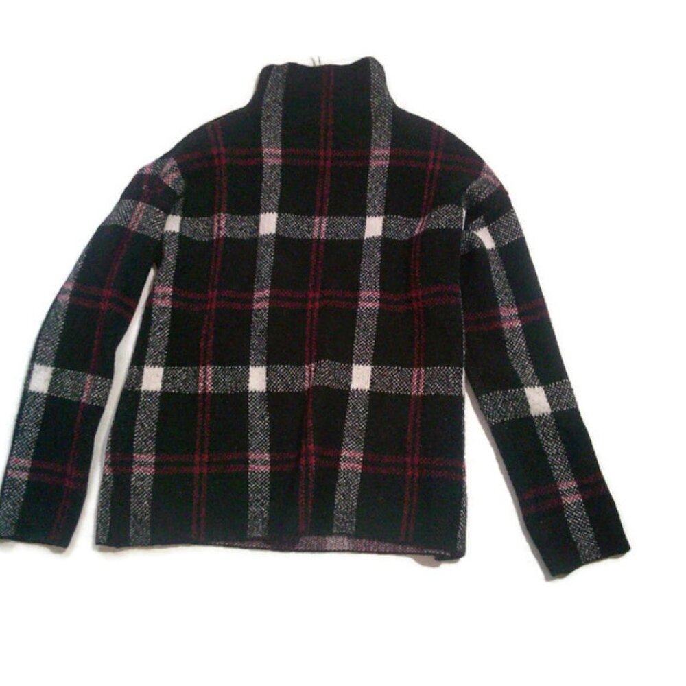 BUNDLE 3 for $24 Christian Siriano Plaid Print Turtleneck Sweater MD - Picture 5 of 8